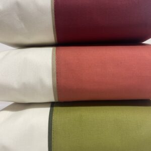 Sabanas color con guarda