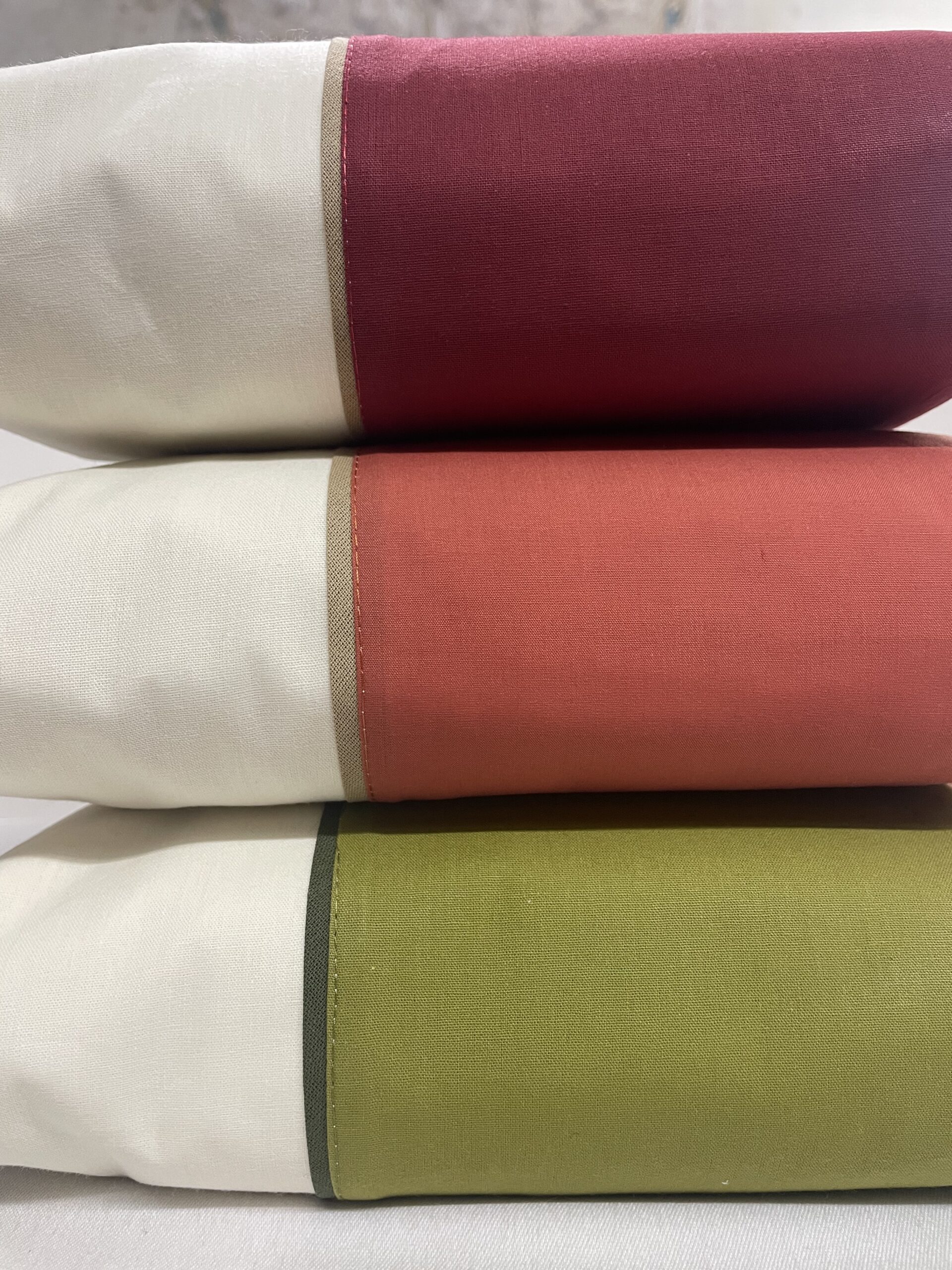 Sabanas color con guarda